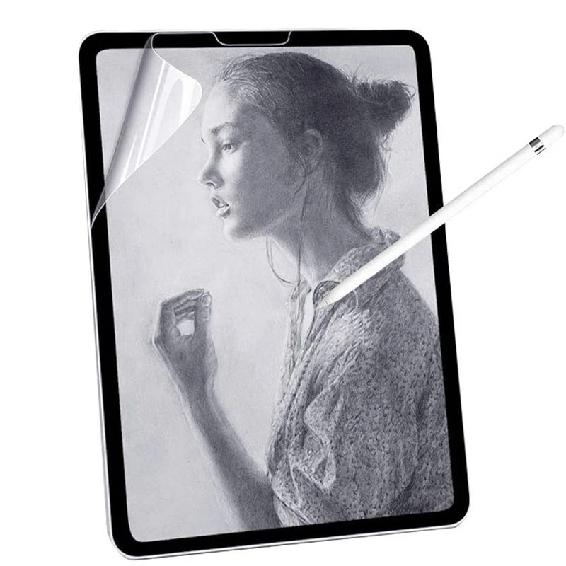 wall mount tablet holder Paper Like Screen Protector Film Matte PET Painting Write For Apple iPad 9.7 Air 2 3 4 10.5 10.9 2020 Pro 11 10.2 7th 8th Gen best tablet holder