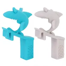 Ситечко для чая, силиконовый, в форме акулы, для заварки чая, круче, ситечко для чая, фильтр, аксессуар для домашнего фильтра, чайные пакетики, инструменты