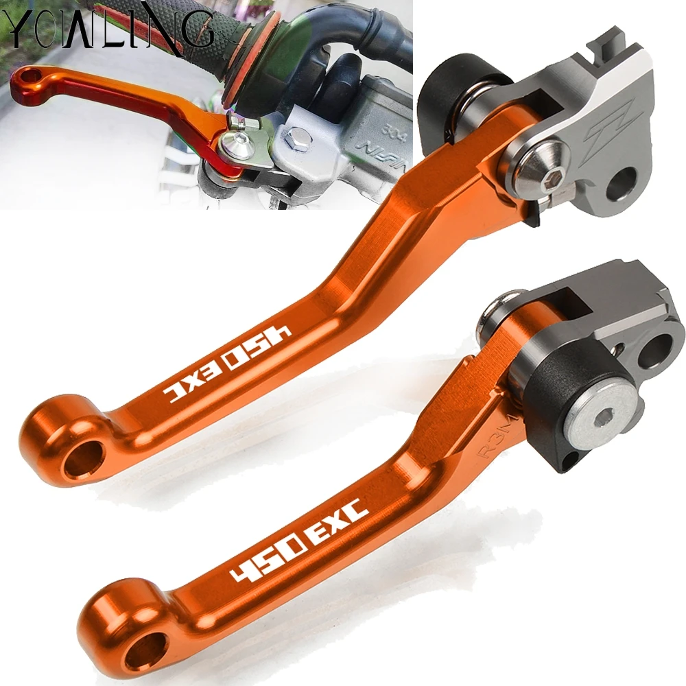 For KTM 450 EXC 450EXC 2014 2015 2016 Motorbike CNC Aluminum Custom Made Folding handle Brake Clutch Lever Dirt Bike Motocross