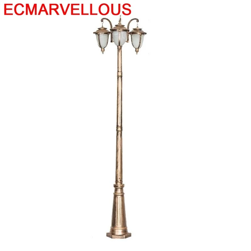 Jardin Tuinlamp квадратный стиль Lambasi Sokak Lamba Bouwlamp наружный садовый Farola светодиодный