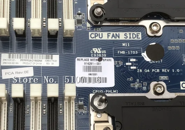 Высококачественная настольная материнская плата для Z8 G4 914280-601 914281-001 844776-001-601 будет испытания перед отправкой