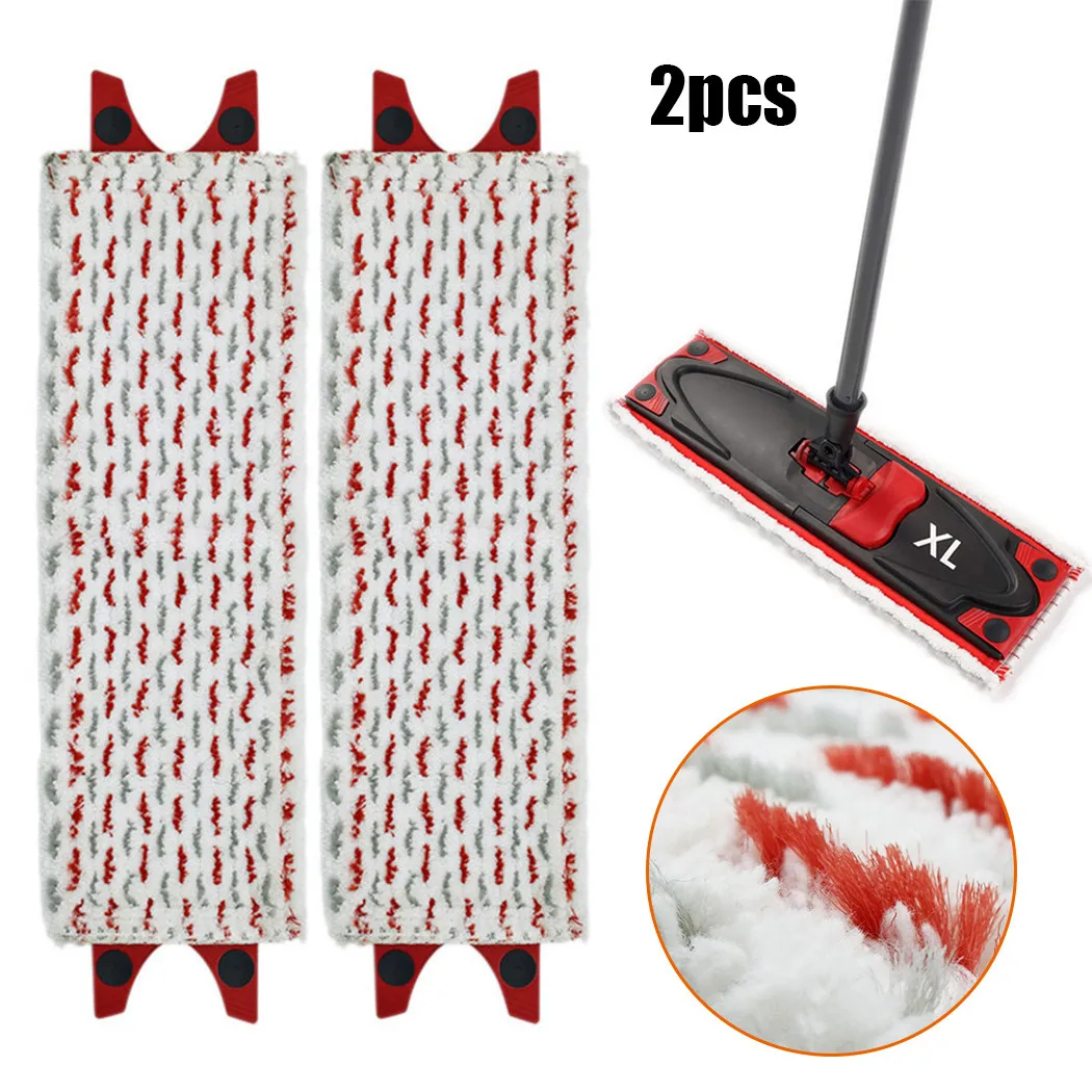 2 Pezzi Panno Di Pulizia Di Ricambio Per Testina In Microfibra Per Vileda Ultramax Ultramat Turbo Xl Turbo Aspirapolvere 2In1 Mop Cover Reusab
