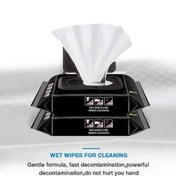

Small White Shoe Artifact ravel Portable Disposable Sneakers Cleaning Quick Wet Wipes