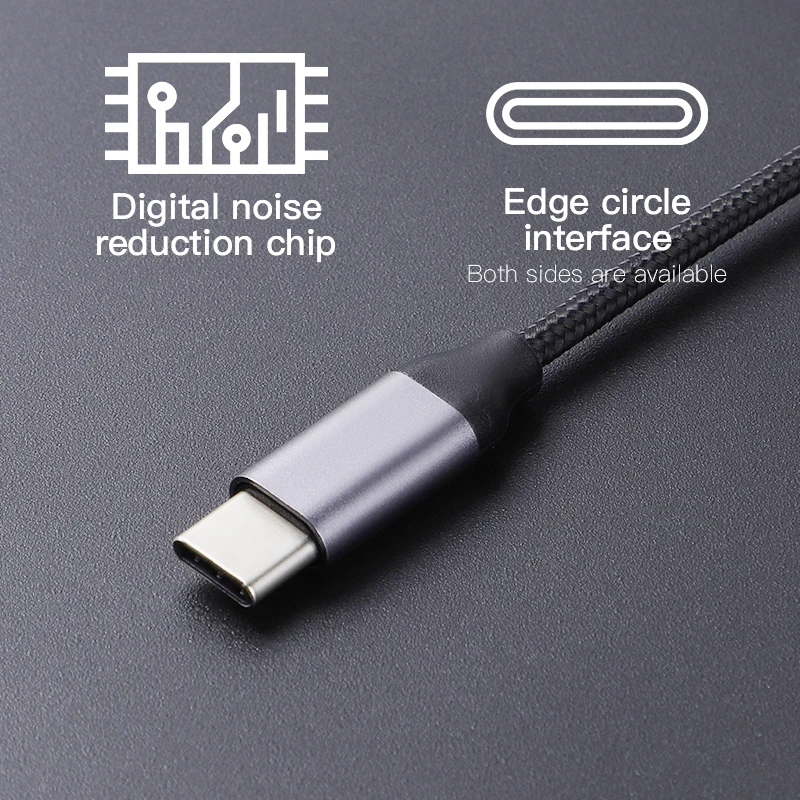 Аудиокабель KUULAA с USB C на 3 5 мм AUX Наушники Тип Jack адаптер для Huawei Mate 20 P30 Oneplus 7 pro Xiaomi