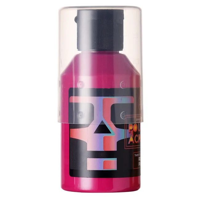 OPHIR 100ML Professional Pouring Acrylic Paint Fluid Marbling Paint for Artist DIY Art Supplies 36 Colors for Choose NO.11 ROSE PINK