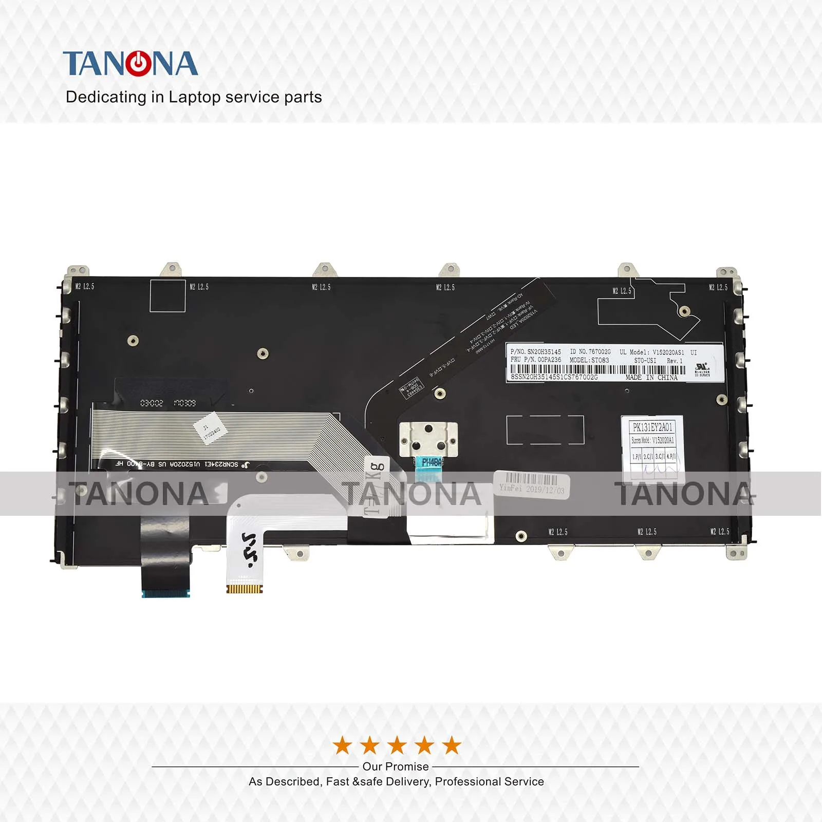 01AV675 01EN386 00PA236 для lenovo Йога 370 260X380X380 Йога US клавиатура ж/с подсветкой