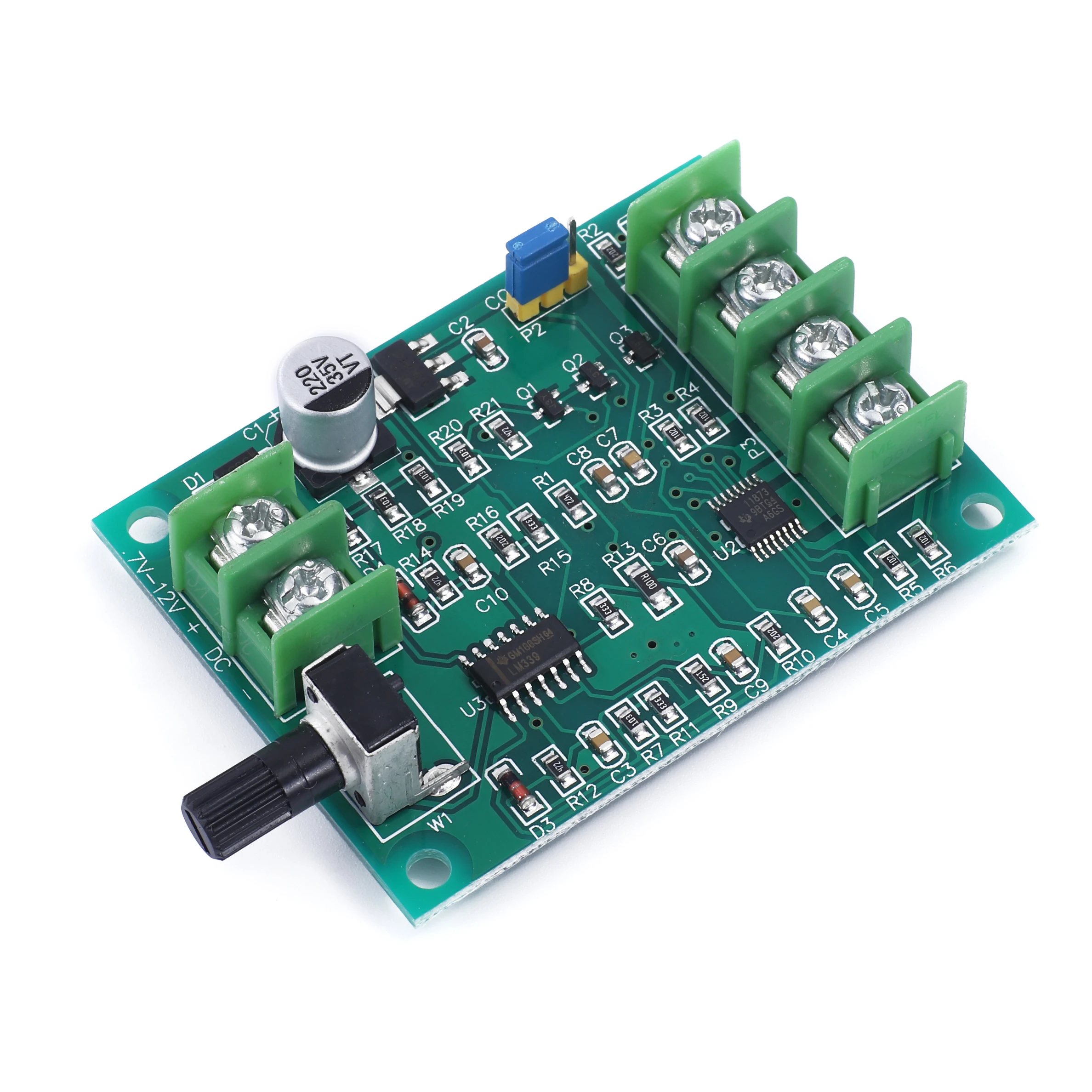 5V 12V Brushless DC Motor Driver Controller Board with Reverse Voltage