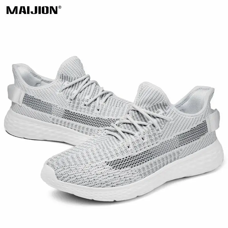 Повседневные Дышащие Кроссовки для бега мужские мягкие демпфирующие уличные