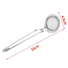 Горячее предложение! Распродажа! Длинная обрабатываемая сетка для заварки чая шарик для заварки чая из нержавеющей стали