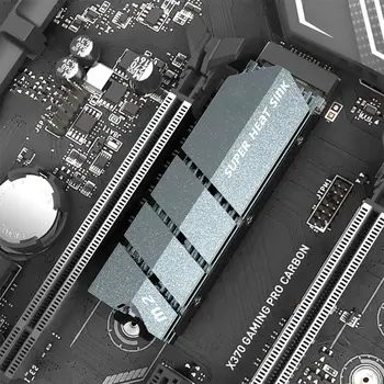 

1Set M.2 SSD NVMe Heat Sink Aluminum Heatsink with Thermal Pad for M2 2280