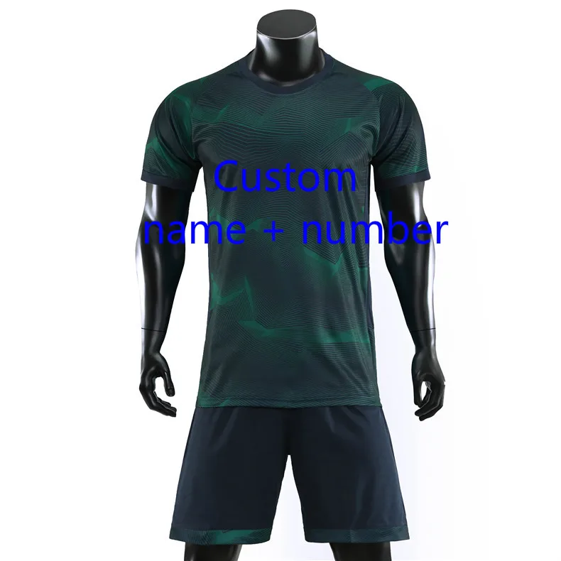 Custom name number Мужские и женские футбольные комплекты, форма Джерси, спортивный комплект, футбольные майки, рубашки, шорты, тренировочный костюм, индивидуальная спортивная одежда - Цвет: Custom name number