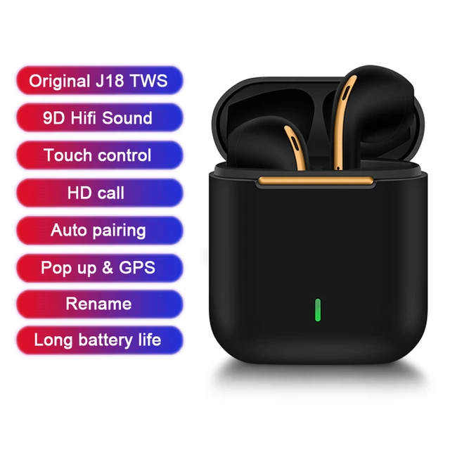 Air J18 Tws Bluetooth Headphones Stereo 
