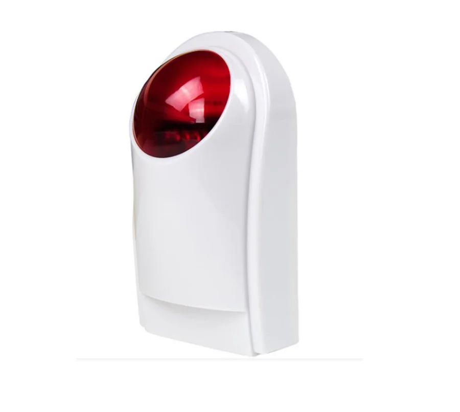 

Loud Indoor Siren Wireless Flashing Siren Alarm Horn Red Light Strobe Siren For GSM Home and Business Alarm Security