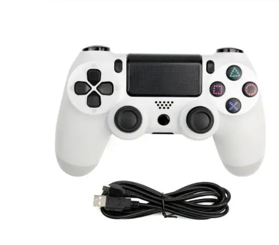 USB проводной джойстик для PS4 контроллер подходит для mando ps4 консоль для Playstation Dualshock 4 геймпад для PS3 - Цвет: Wired white