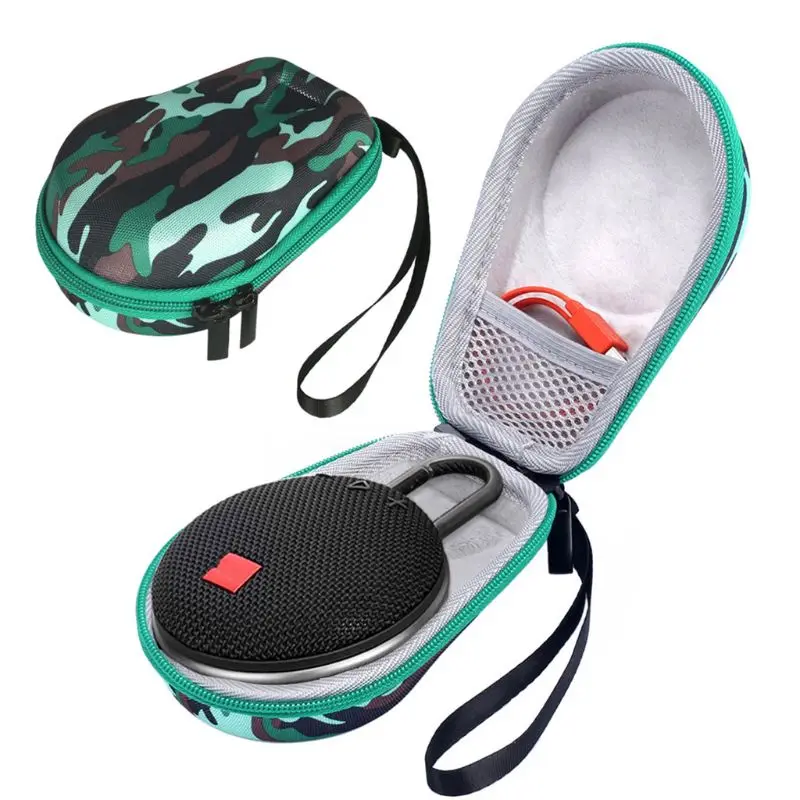 

Portable Camouflage Pattern Travel Carry Case Cover Bag For JBL Clip 2 3 Bluetooth Speaker