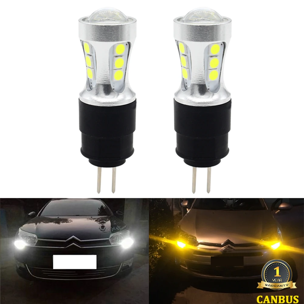 White 6000k No Error Hp24w G4 Car 12v Led Bulb For Citroen C5 Peugeot