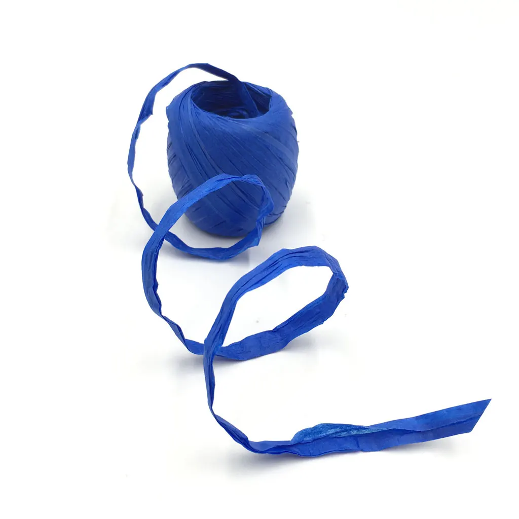 Raffia Paper Ribbon Twine Strings ,1 Roll Raffia Ribbon/String, 22 Yards Each Roll, Packing Paper Twine for Christmas