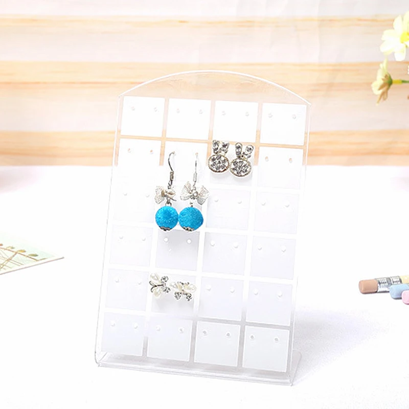 Details about   48/72 Hole Earring Ear Stud Jewelry Showcase Stand Holder Organizer Display Rack 