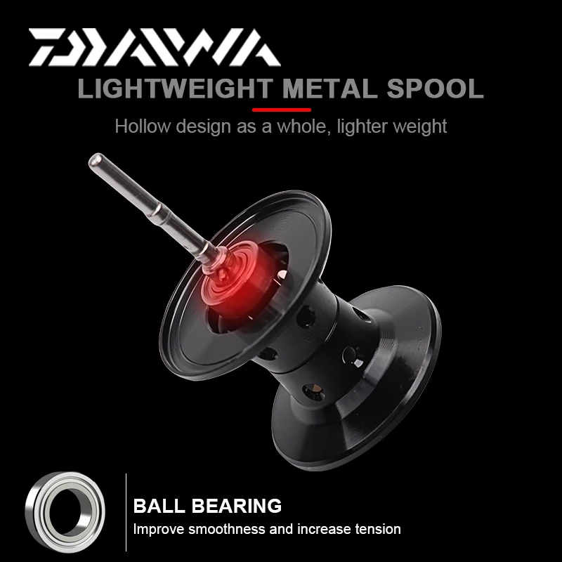 DAIWA CC80 Baitcasting Fishing Reels CC80H/HL/HS/HSL 4+1BB Gear Ratio 7.5:1  Max Drag 7kg Baitcast Reel Fishing Metal Light Spool