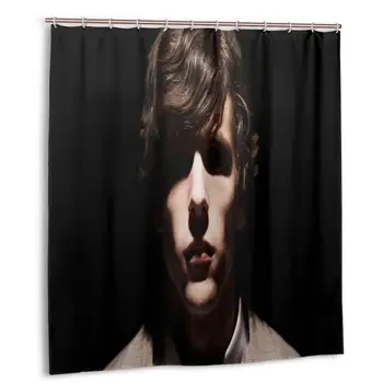 

Jesse Eisenberg Shower Curtain with Hooks bathroom Waterproof Polyester Fabric