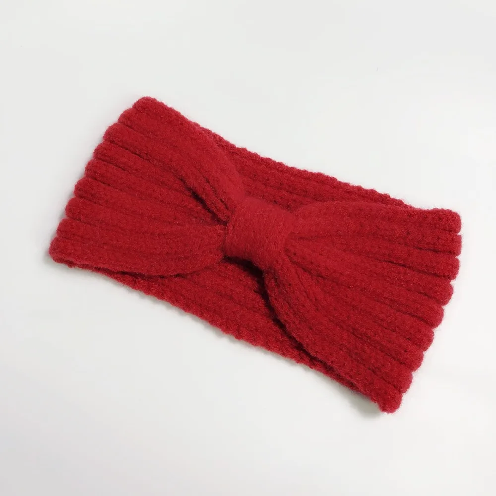 Winter Warm Headband for Women Woolen Knitting Headbands Wool Knitted Elastic Headband Headwear Girls Hair Band Hair Accessories head wrap for women