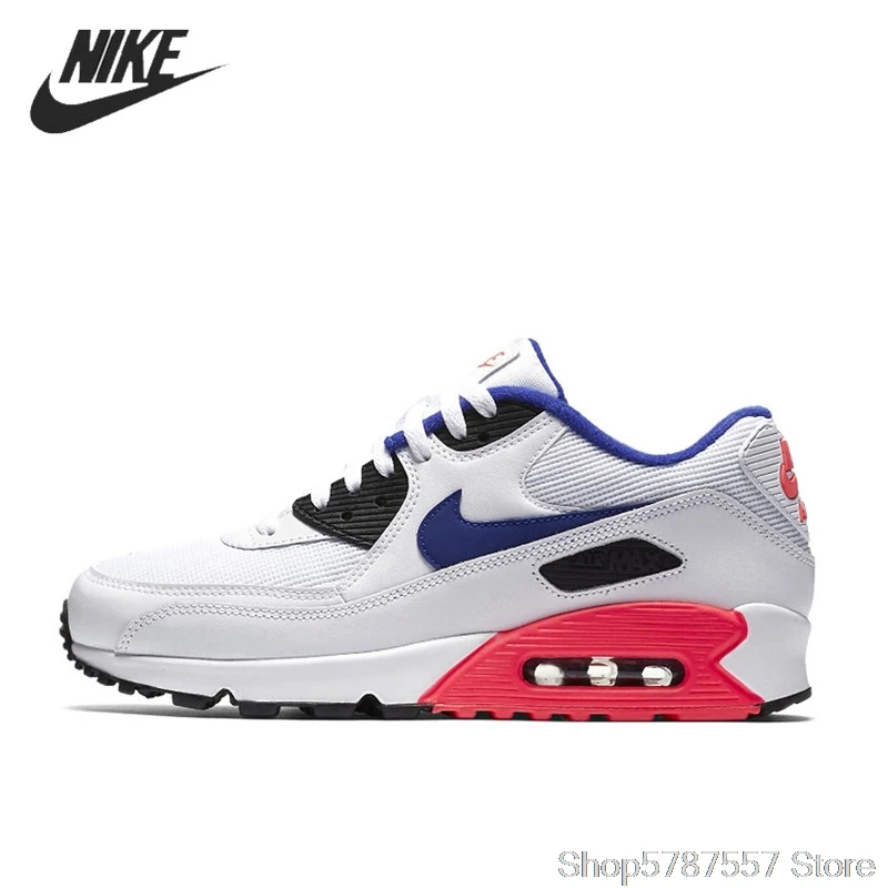 NIKE AIR MAX 90 ESSENTIAL Breathable Running Shoes For Men Sneakers Trainers Tenis Nike Air Max 90 Mens 537384-136 NIKE AIR MAX 90 ESSENTIAL Breathable Running Shoes For Men Sneakers Trainers Tenis Nike Air Max 90 Mens 537384-136