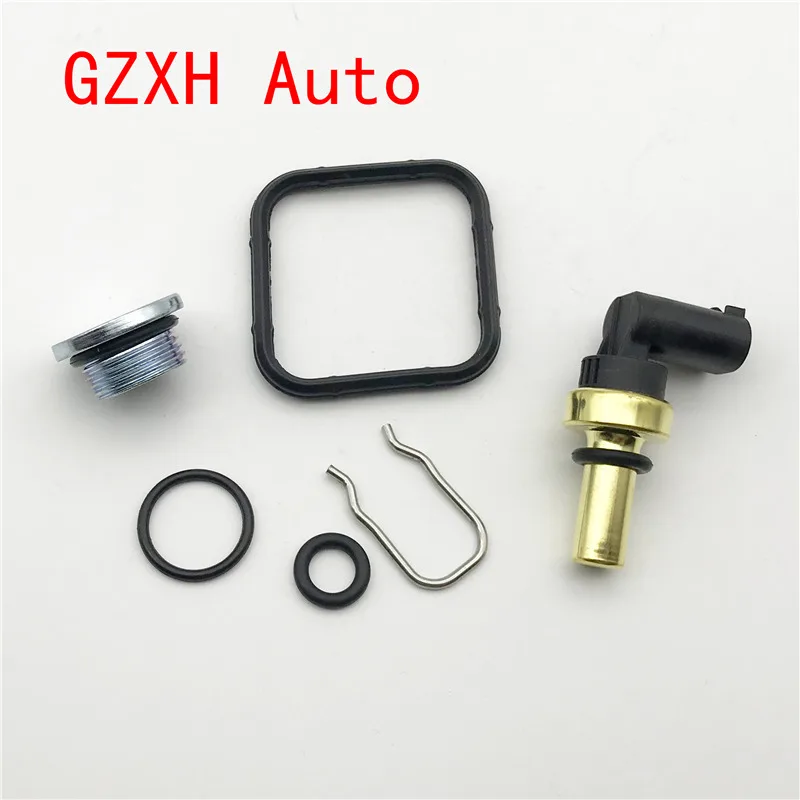 Aluminum Thermostat Housing Cover Engine Cooling Water Sensor For Chevrolet Cruze Opel Zafira Astra Epica 96984103 96817255