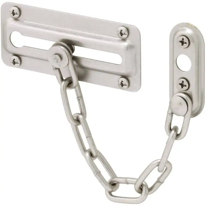 Door Chain Lock Stainless Steel Security Chain Guard with Anti-Theft Door Fastener Guard Latch Lock for Home Bedroom door chain lock