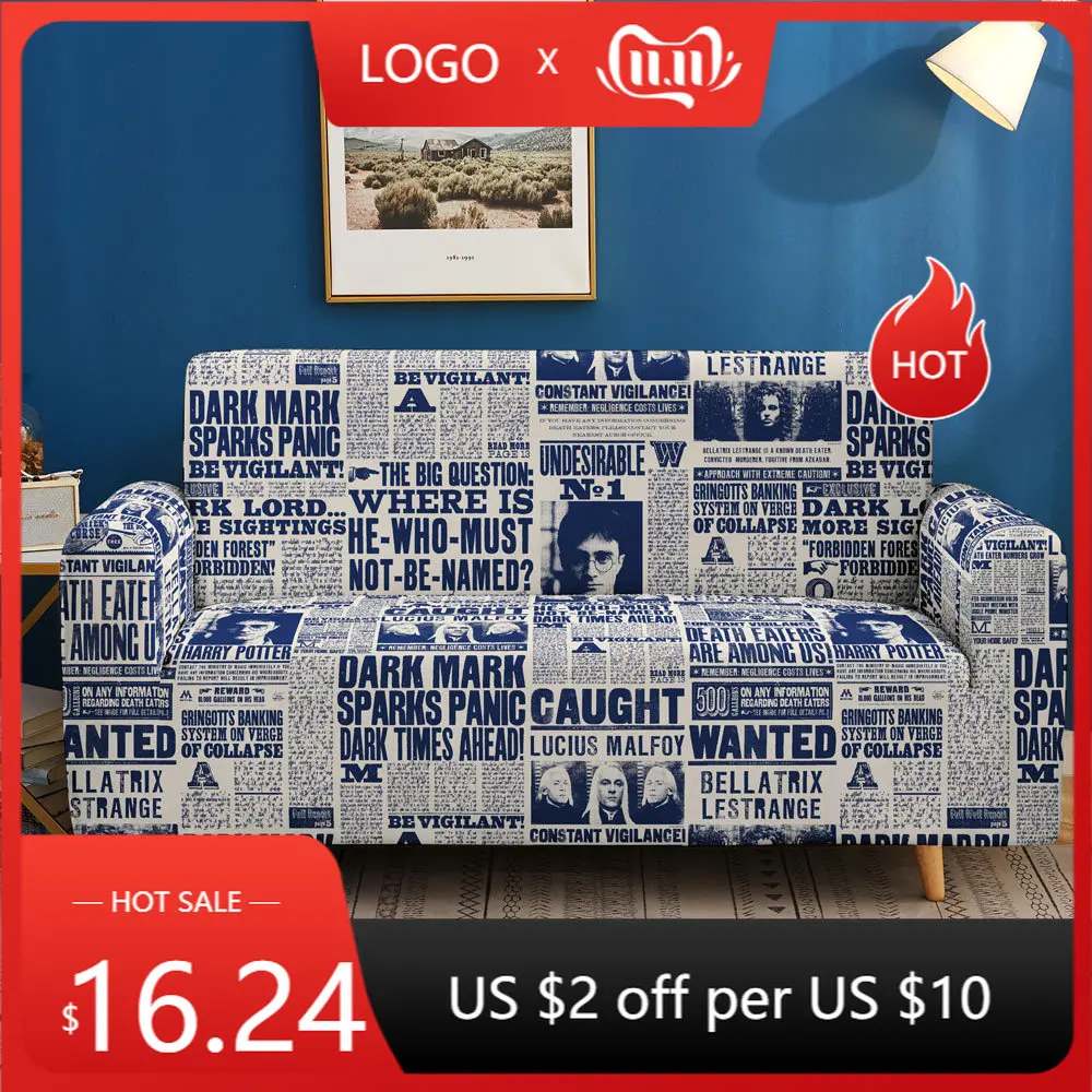 

2020 new pattern design 3D printed universal sofa cover living room L-shaped sofa cover segmented elastic strechable sofa cover