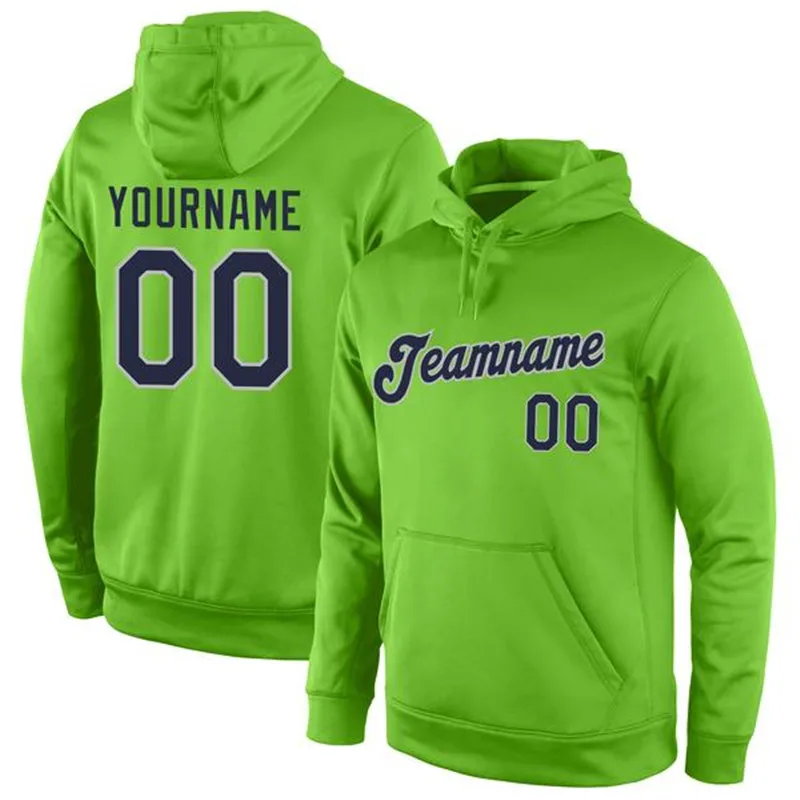Custom Sweatshirt Printing Team Name/Number Sports Pullover Hoodie Make Your Own Soft Streetwear for Male/Female/Youth Any Color