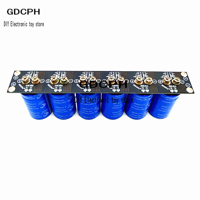 Фарад конденсатор 2,7 V 500F 6 шт/1 комплект супер емкость 16V 83F супер фарад с защитной платой автомобильный ultracapacitor