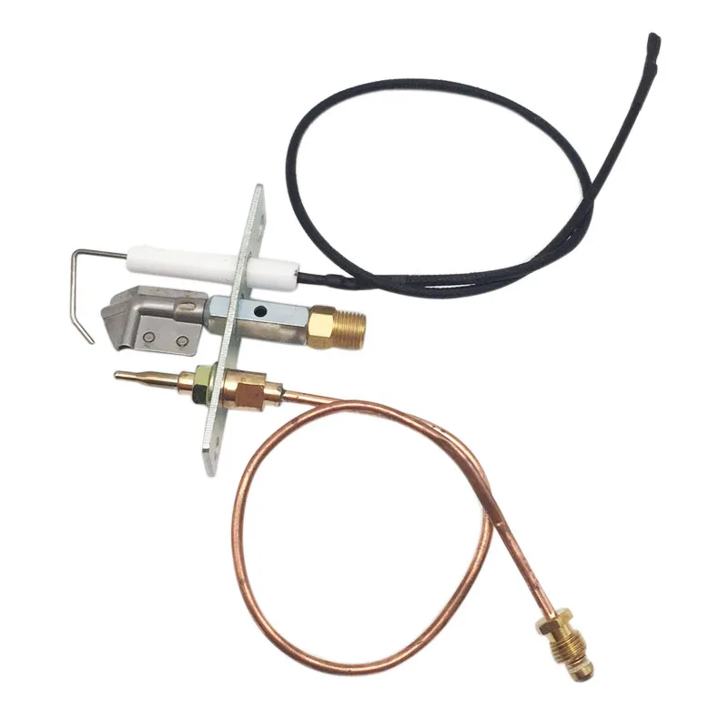 

Gas Universal Pilot Burner With 400mm Piezo Wire And Thermocouple M9X1 Thread