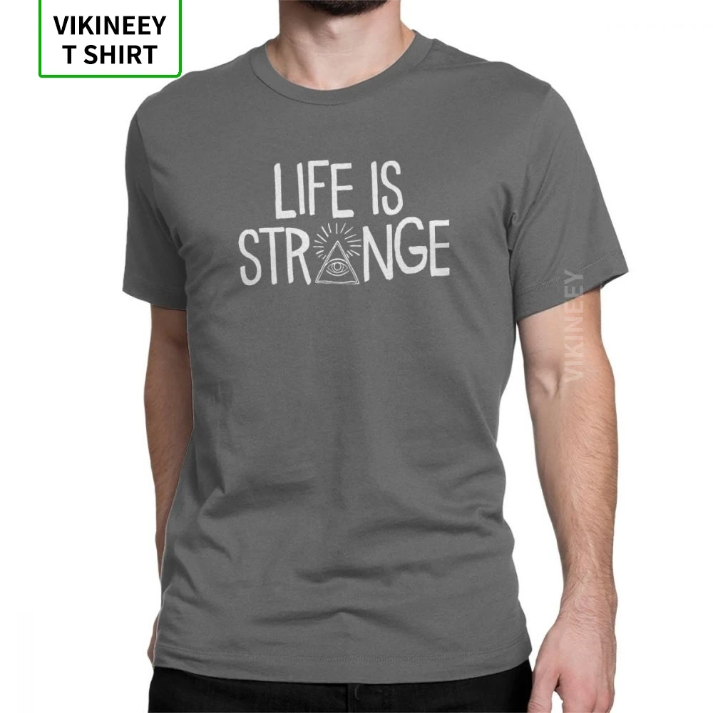 

Men Life Is Strange T-Shirt Kit Funny 100% Cotton Tee Shirt Short Sleeve Butterfly Max Game T Shirt Clothes Plus Size