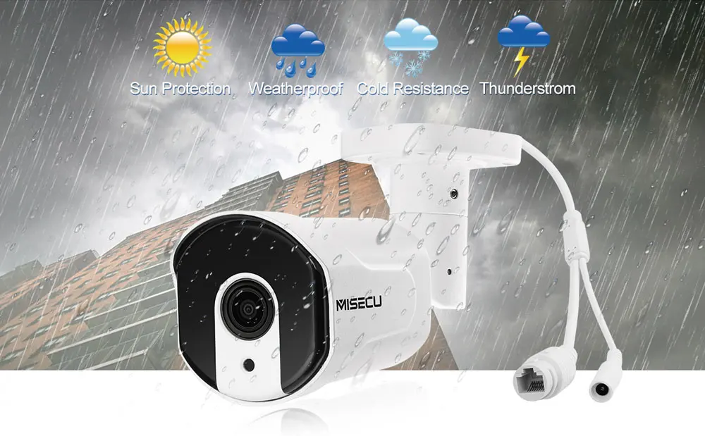MISECU H.265/H.264 4.0MP моторизованный зум 48 в POE WDR IP Cam 2.0MP массив ночного ИК обнаружения движения RTSP Водонепроницаемый видеонаблюдения CCTV