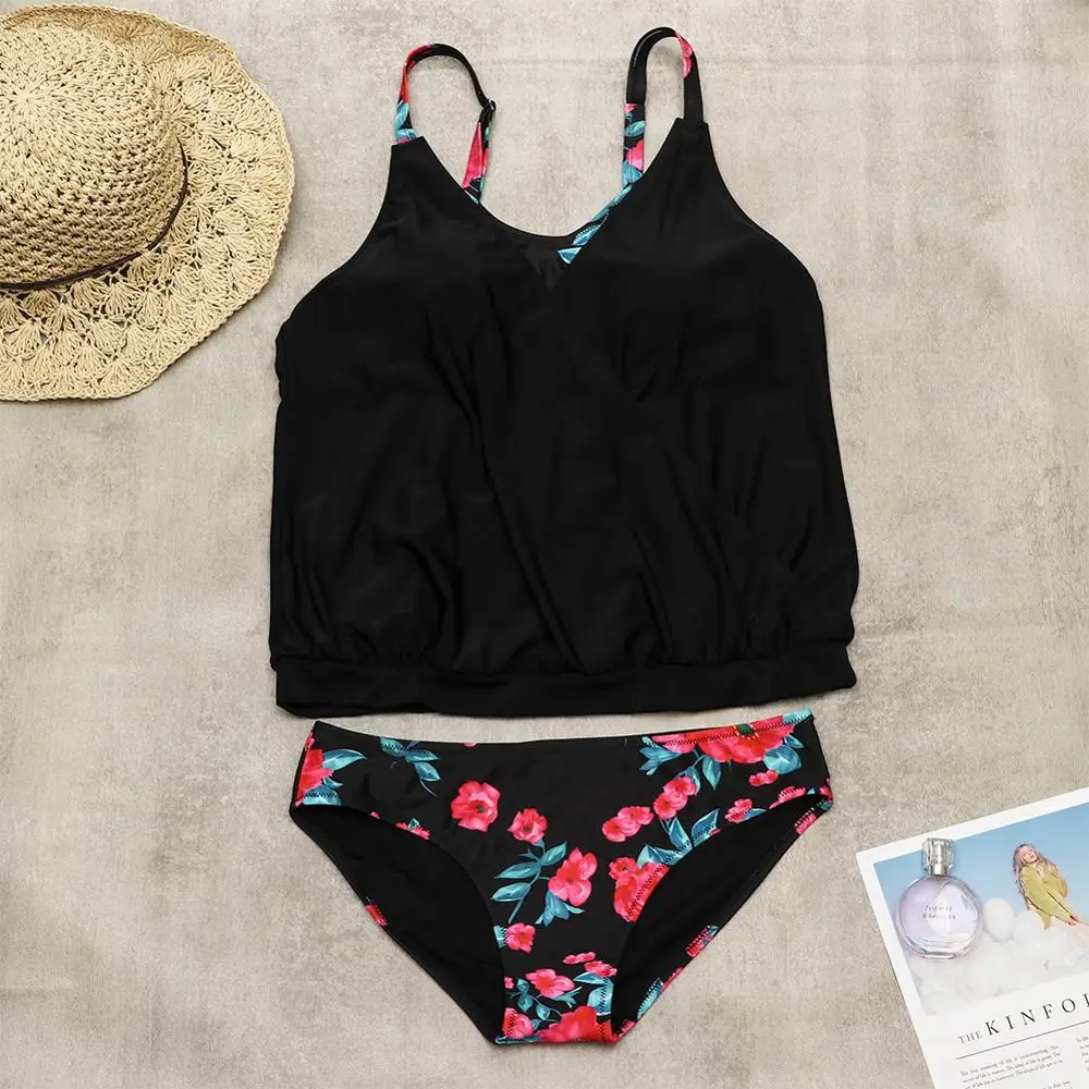 

Ladies Sling Print Swimsuit Set Sexy U-neck Swimsuit Women Summer Vacation Leisure Beach Swimsuit