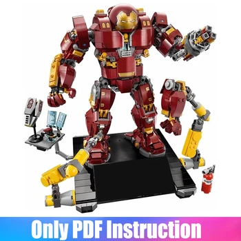 

In Stock 07101 Genuine Hero Series Compatible Lepinblocks 76105 Iron Robot Anti Hulk Mech Toy Building Bricks Blocks Model