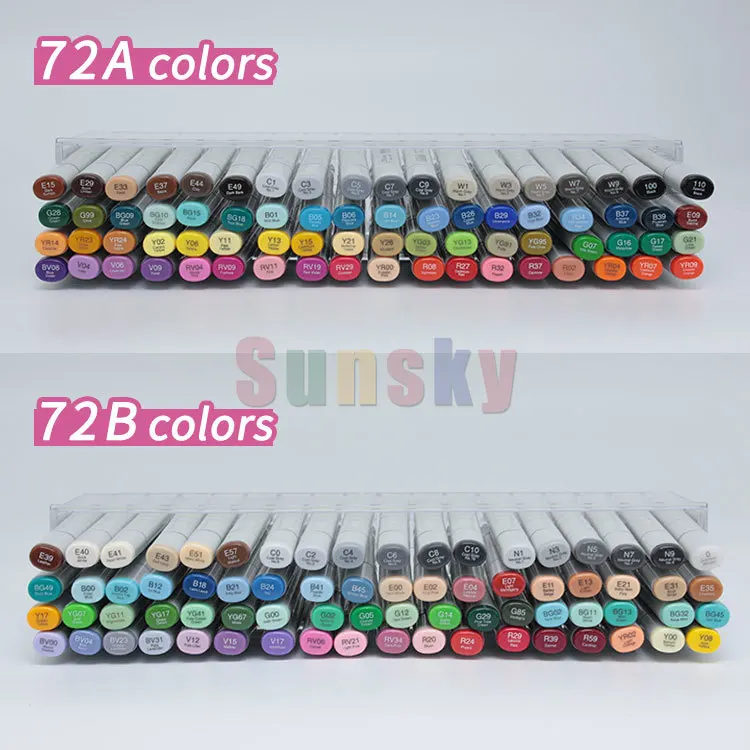 Copic Set of 200+ Color Pens Used bk727 100% Authentic from Japan USED