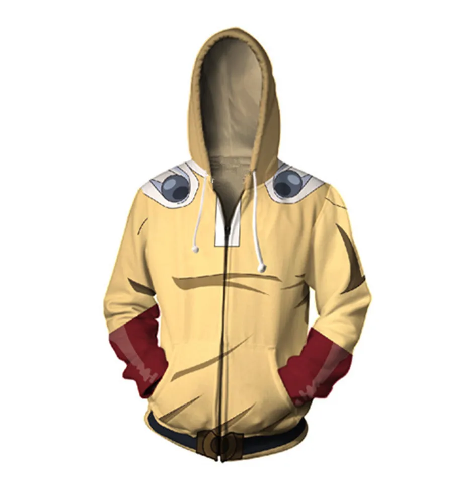 Аниме толстовки Толстовка One Punch Man Hero Сайтама оппай косплей костюм куртка с капюшоном свитер Толстовка