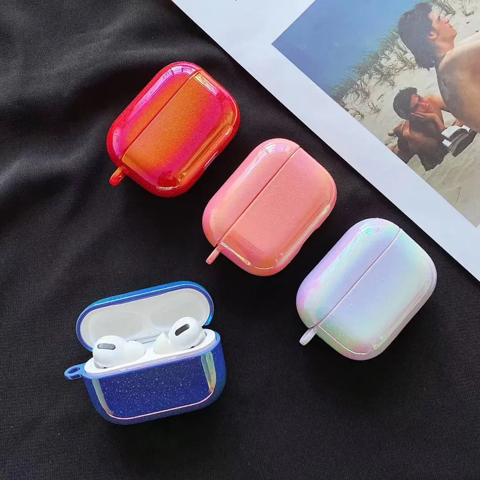 Крутой чехол для наушников Apple Airpods Pro блестящий роскошный Твердый Air Pods 3