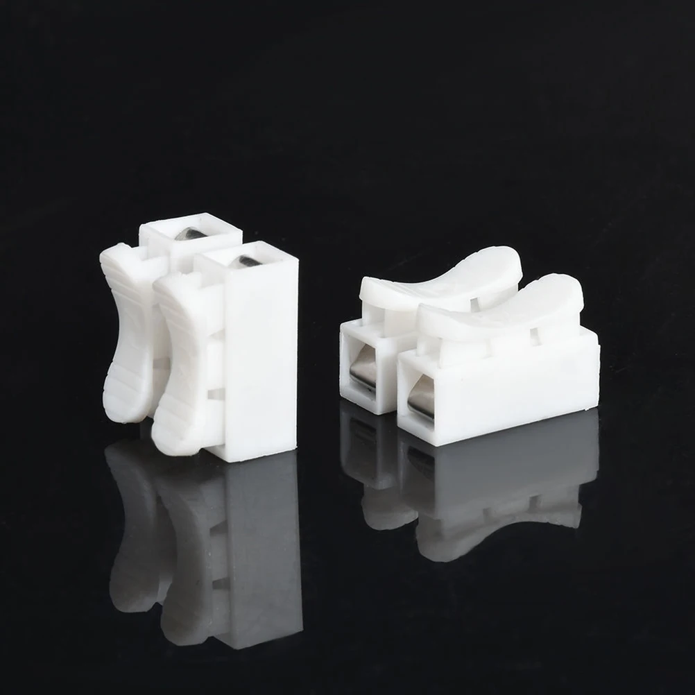 

Wholesale 30pcs/lot Quick Splice Lock Wire Connectors CH2 2Pins Electrical Cable Terminals 20x17.5x13.5mm