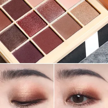 

Luxury 16 Color Professional Glitter Shimmer Matte Eyeshadow Pallete Cosmetic Makeup Palette Eye Shadow Loose Powder