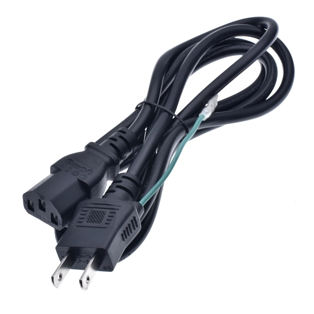 컴퓨터 모니터용 AC 전원 케이블, 일본 플러그, 일본 전원 코드 2 플랫 핀 플러그