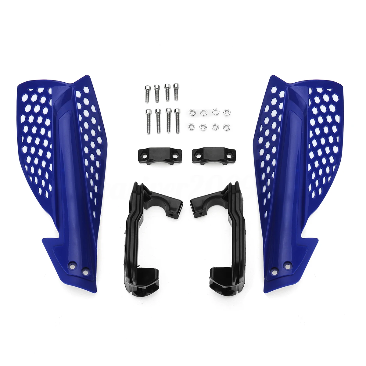 Vehemo различные цвета 248 мм X 106 мм модифицированный Handguard модифицированные ручные защитные рычаги модифицированные накладки на ручки руль ремонт - Цвет: Blue With White Hole
