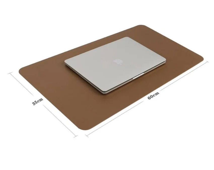 Brown YSAGi 60*35 см двустороннее использование большой игровой коврик для мыши CS Go коврик для мыши Водонепроницаемая клавиатура мыши питомец Настольный коврик для мышки - Цвет: Brown