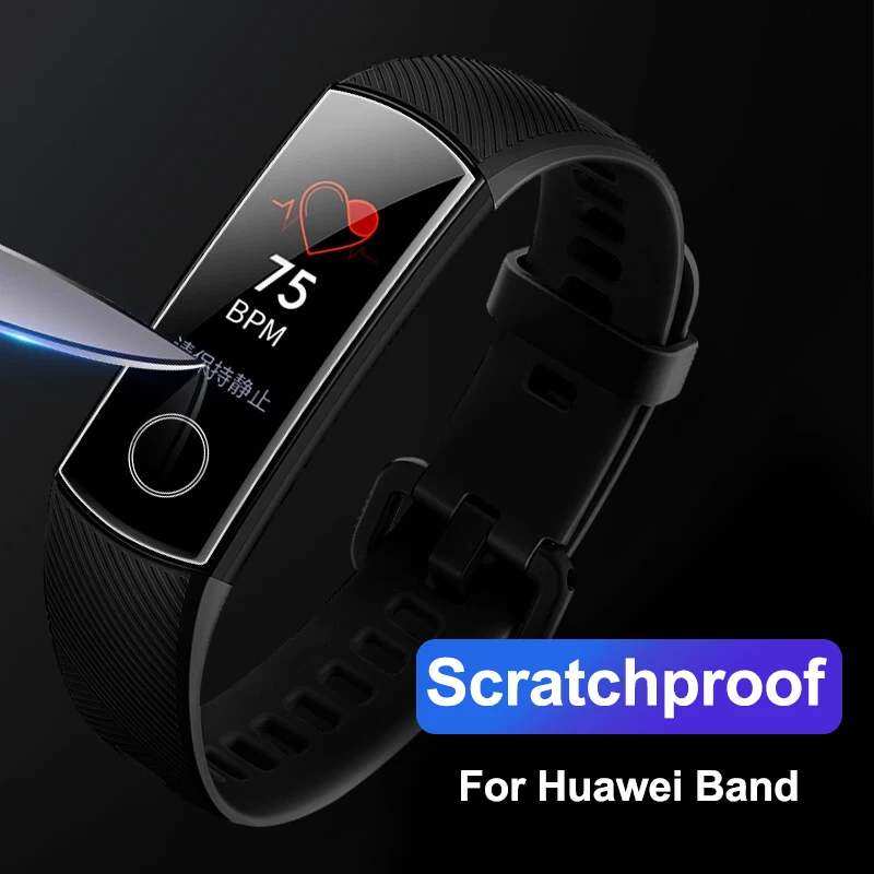 3 шт. Гидрогелевая Защитная пленка для huawei Honor Band 5 4 3 Pro, полное покрытие, мягкая защитная пленка из термополиуретана, защита не стекло