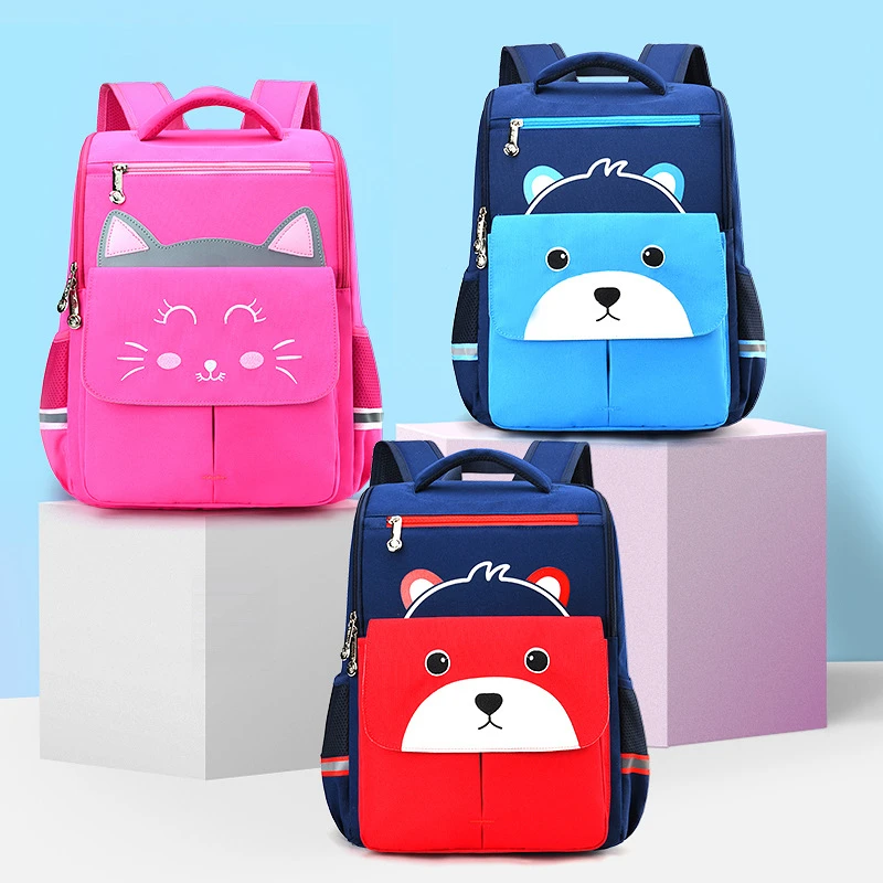 Nueva mochila británica para niños, bolsa para estudiantes escuela primaria de grado 6, con animados, bonita mochila escolar transpirable estudiantes|Mochilas escolares| - AliExpress