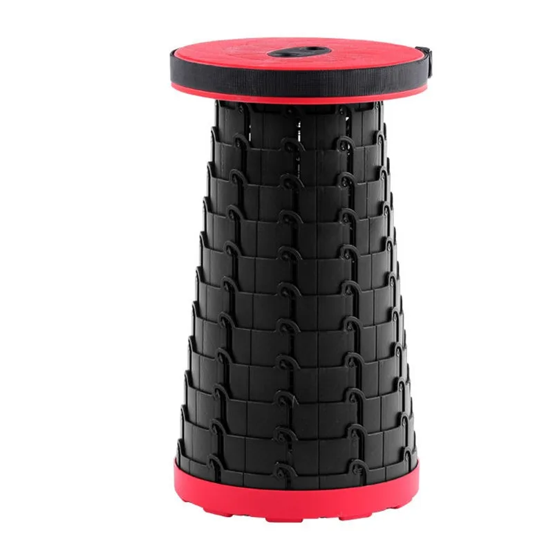 

Telescopic Portable Stool Camping Retractable Folding Stool for Fishing Hiking Travel Queuing Gardening