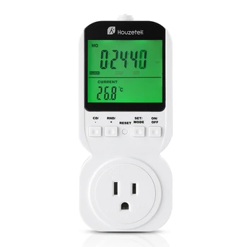 

For Houzetek Timer Socket Switch Ts-4000 Us Plug Digital Programmable Timer Socket Switch Heating Cooling Temperature Controll