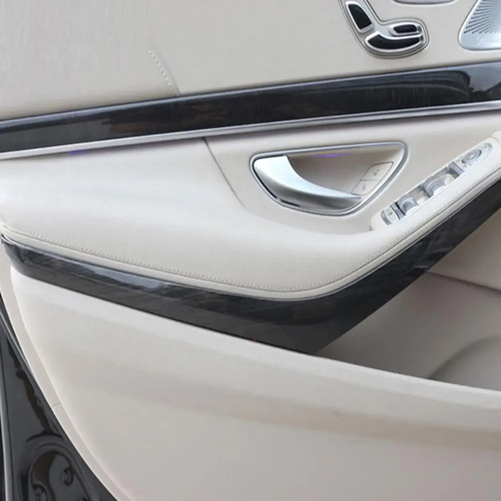 4 шт. для Mercedes benz W222 S класс S320- автомобиль-Стайлинг автомобиля интерьера двери декоративные полоски отделка