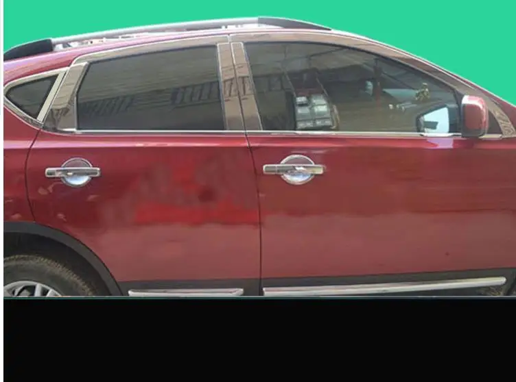 Автомобильный Стайлинг для Nissan Qashqai 2008- J10 4 шт./компл. Нержавеющая сталь Автомобильные Боковые молдинги боковой двери украшения